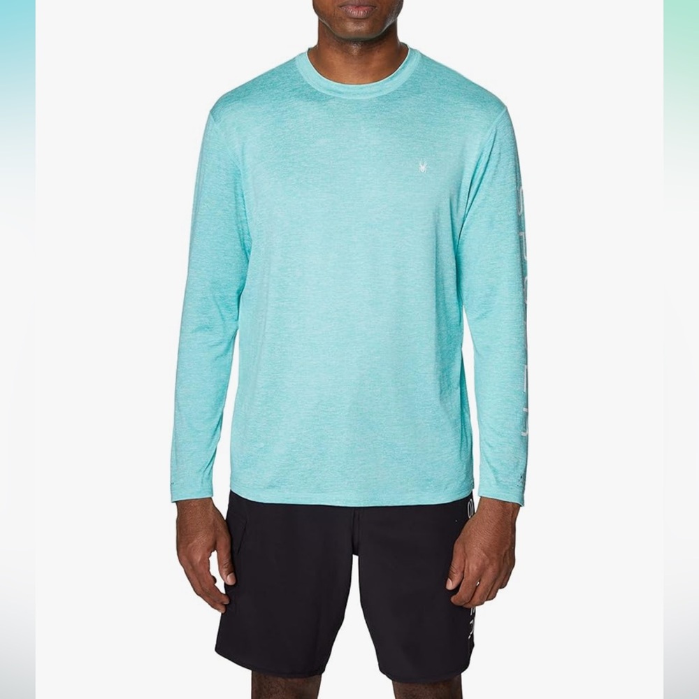 Spyder Long Sleeve Rashguard – UPF+ Quick-Dry Swim Shirt